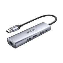 قیمت خرید فروش هاب یوگرین UGREEN USB 3.0 to Gigabit Ethernet 3USB 3.0 A Adapter CM266 60812