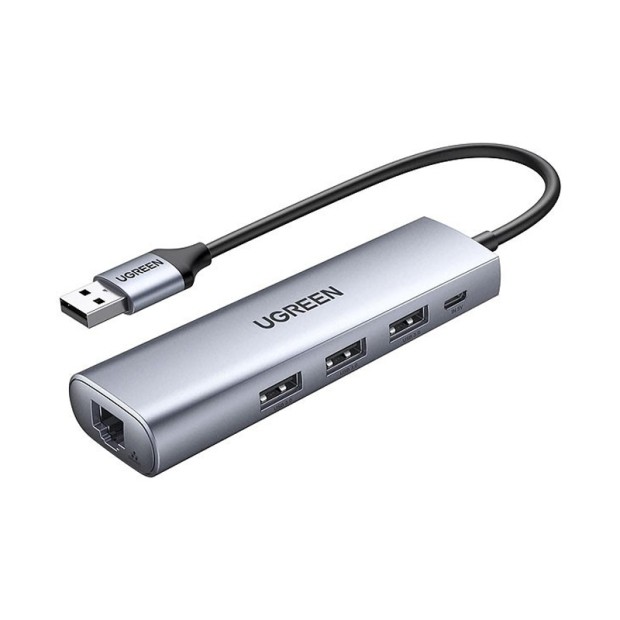 هاب یوگرین UGREEN USB 3.0 to Gigabit Ethernet 3USB 3.0 A Adapter CM266 60812