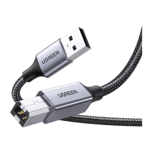 کابل رابط یوگرین UGREEN USB 2.0 A Male to B Male Print Cable 1m US369 80801