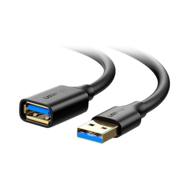 کابل رابط یوگرین UGREEN USB 3.0 A Male to Female Extension Cable 2m Black US129 10373