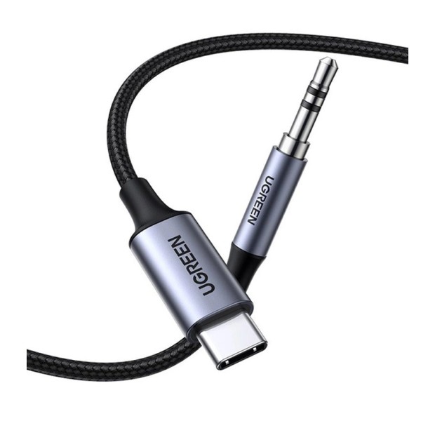 کابل رابط یوگرین UGREEN Type C Male to 3.5mm Audio Cable 1m CM450 20192