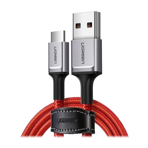 کابل رابط یوگرین UGREEN USB-C Male to USB 2.0 A Male 6A Red 1m US505 20527