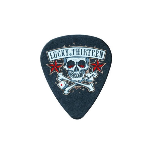 پیک گیتار دانلوپ Dunlop Lucky 13 Skull Dice 0.73mm