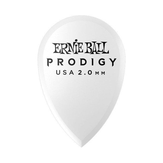 پیک گیتار ارنی بال Ernie Ball 9336 Prodigy Teardrop 2.0mm White