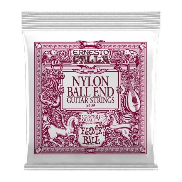 سیم گیتار کلاسیک ارنی بال Ernie Ball 2409 Ernesto Palla Black Nylon Gold Ball End