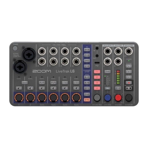 میکسر صدا زوم ZOOM LiveTrak L6