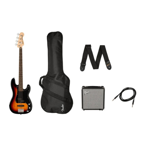 گیتار بیس فندر Squier Affinity Precision Bass PJ LRL Pack 3-Color Sunburst