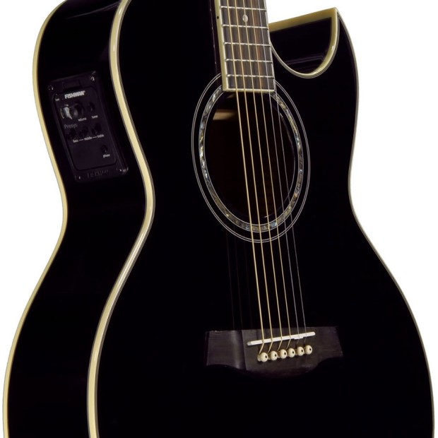 گیتار آکوستیک آیبانز IBANEZ JSA5 BK Joe Satriani