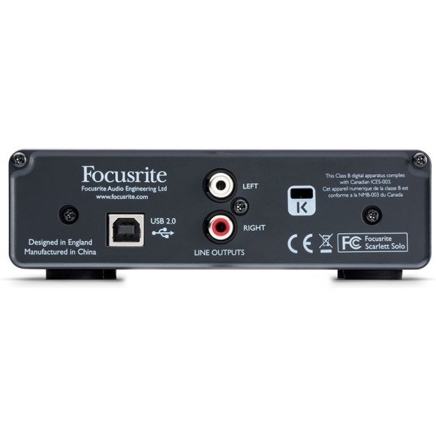 کارت صدا فوکوسرایت Focusrite Scarlett Solo