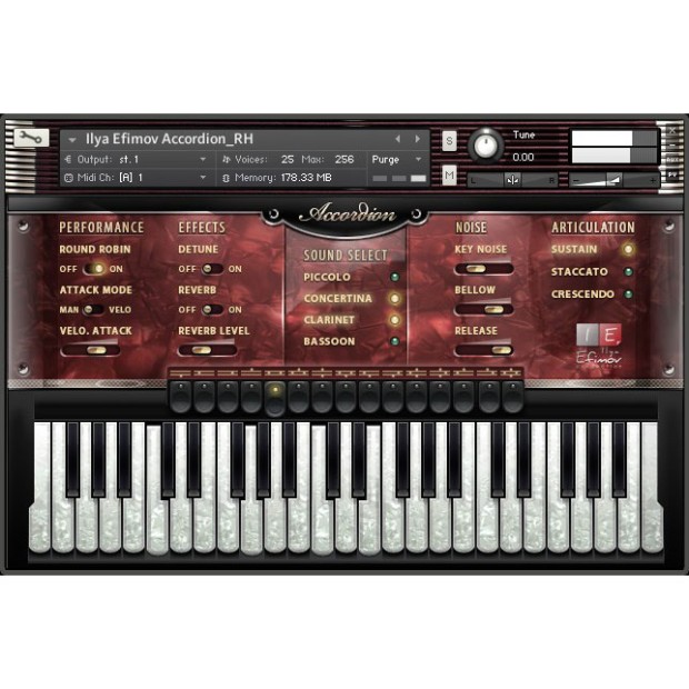 وی اس تی پلاگین Ilya Efimov Production Ilya Efimov Production Accordion