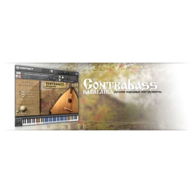 وی اس تی پلاگین Ilya Efimov Production Ilya Efimov Production Russian Folk Series Contrabass balalaika