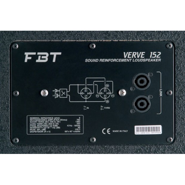 اسپیکر | باند پسیو اف بی تی FBT Verve 152