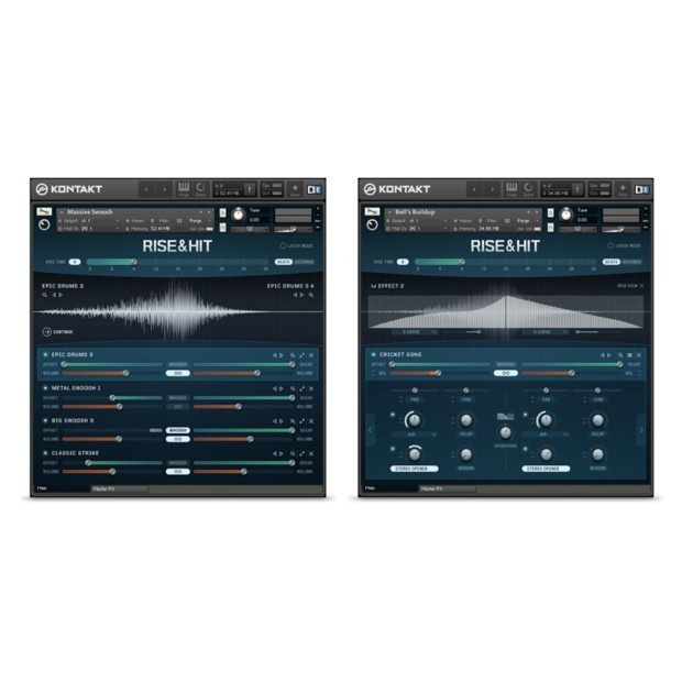 وی اس تی  نیتیو اینسترومنتز Native Instruments RISE and HIT
