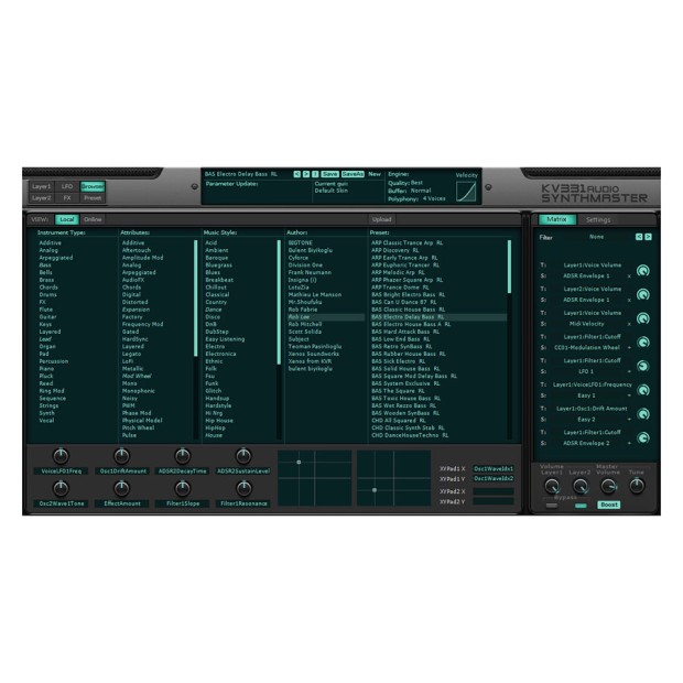 وی اس تی پلاگین KV331 Audio KV331 Audio SynthMaster