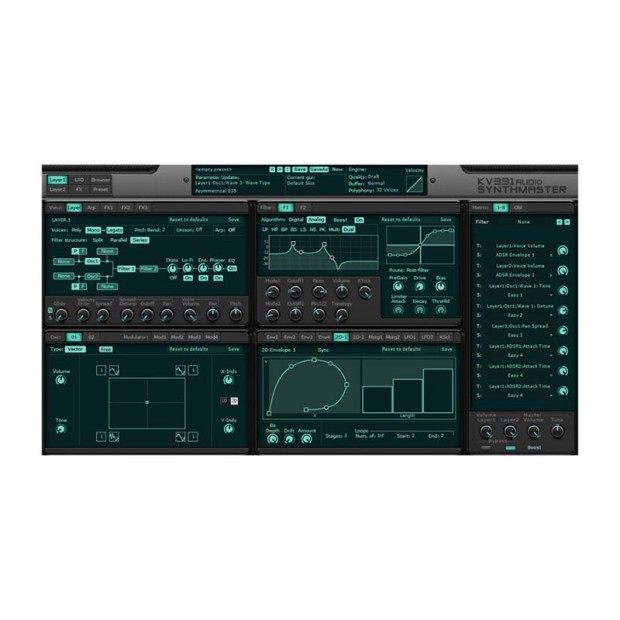 وی اس تی پلاگین KV331 Audio KV331 Audio SynthMaster