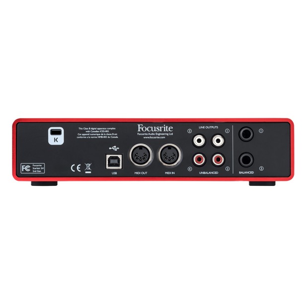 کارت صدا فوکوسرایت Focusrite Scarlett 2i4 G2