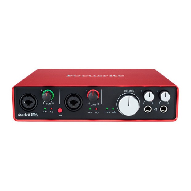 کارت صدا فوکوسرایت Focusrite Scarlett 6i6 G2