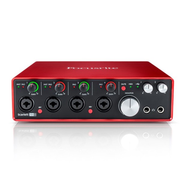 کارت صدا فوکوسرایت Focusrite Scarlett 18i8 G2