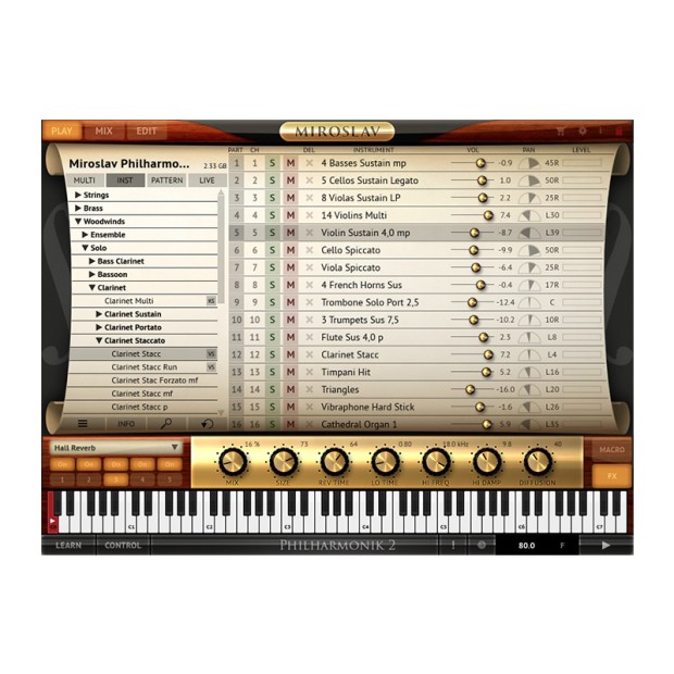 وی اس تی آی کی مولتی مدیا IK Multimedia Miroslav Philharmonik