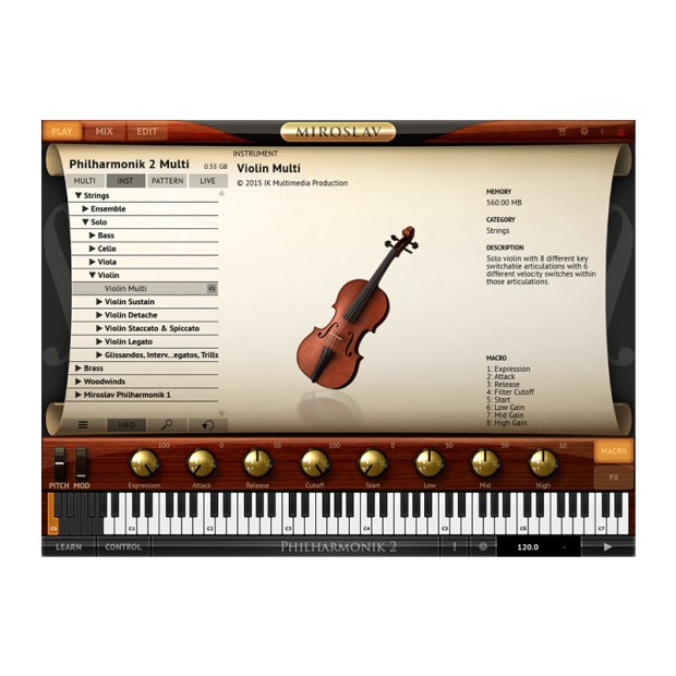 وی اس تی آی کی مولتی مدیا IK Multimedia Miroslav Philharmonik