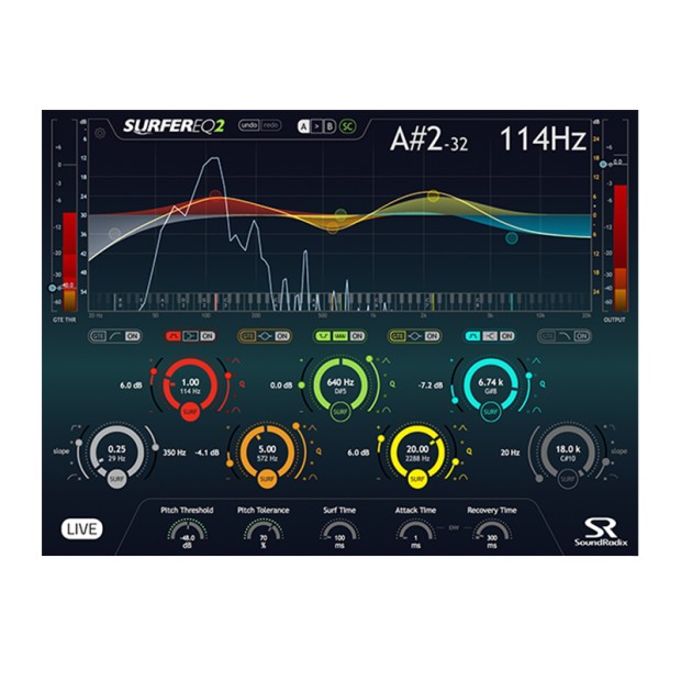 وی اس تی پلاگین Soundradix Sound Radix SurferEQ 2 Boogie