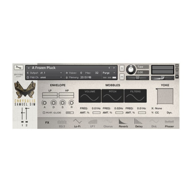 وی اس تی پلاگین Spitfire Audio Spitfire Audio Samuel Sim Chrysalis