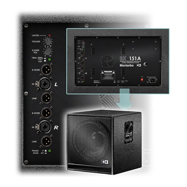ساب ووفر اکتیو مونتاربو Montarbo BX151A