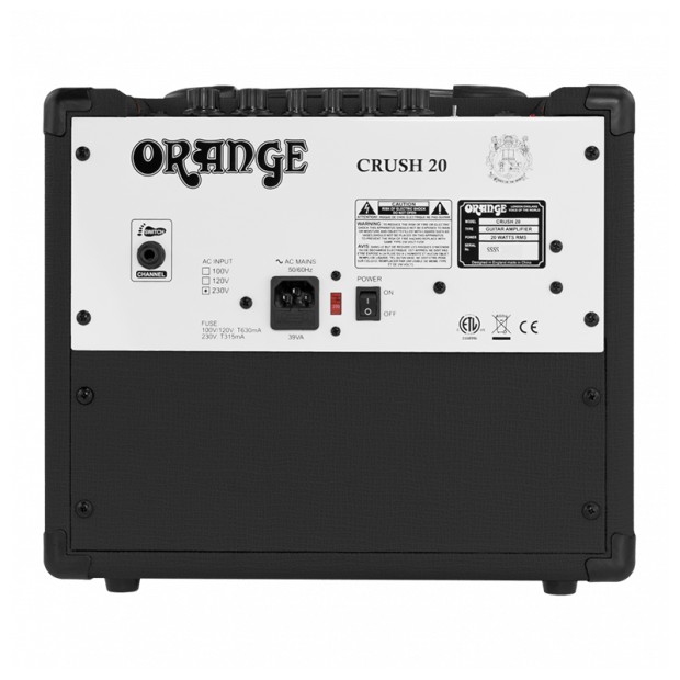 آمپلی فایر گیتار اورنج ORANGE Crush 20 BK