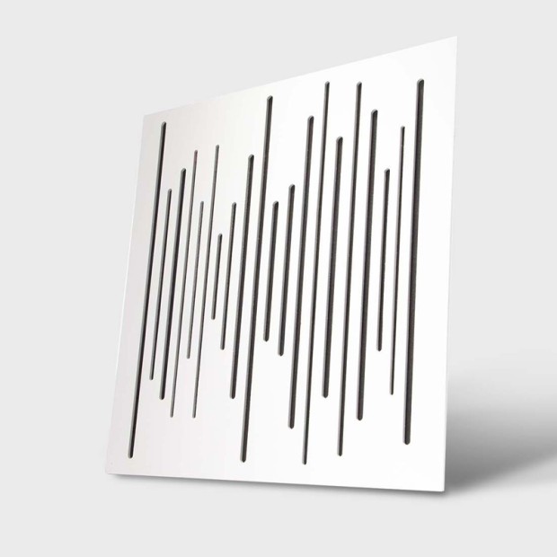 پنل آکوستیک دکونیک Deconik Wave Wood Diffuser White