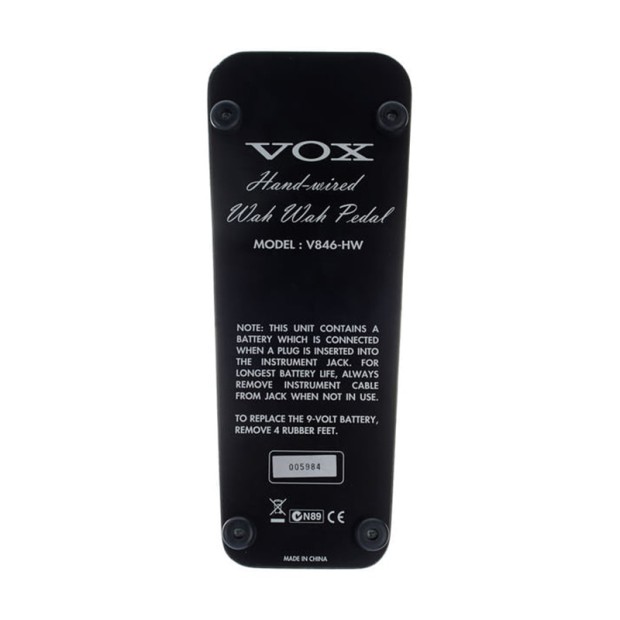 پدال Wah ووکس Vox V846-HW