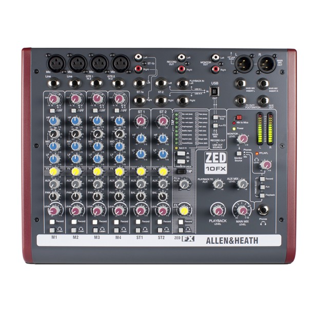 میکسر صدا Allen-Heath Allen & Heath ZED-10FX