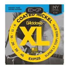 قیمت خرید فروش سیم گیتار الکتریک داداریو D'Addario EXP125 Coated Nickel Plated Steel Light