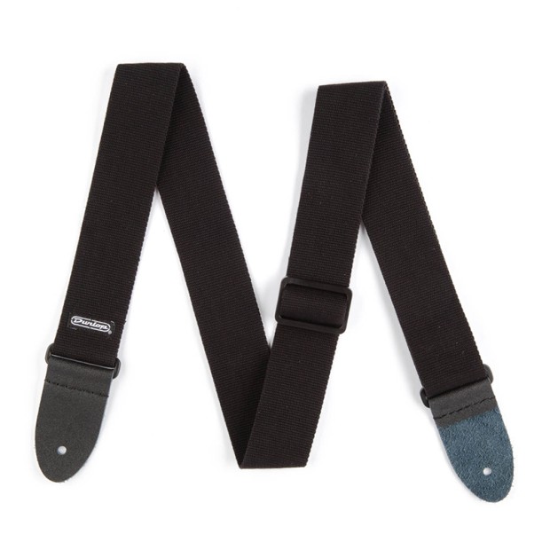 بند گیتار دانلوپ Dunlop Cotton Strap Black D2101BK