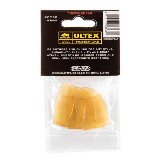 پیک گیتار دانلوپ Dunlop Ultex Thumbpicks 4 PK Large 9072P