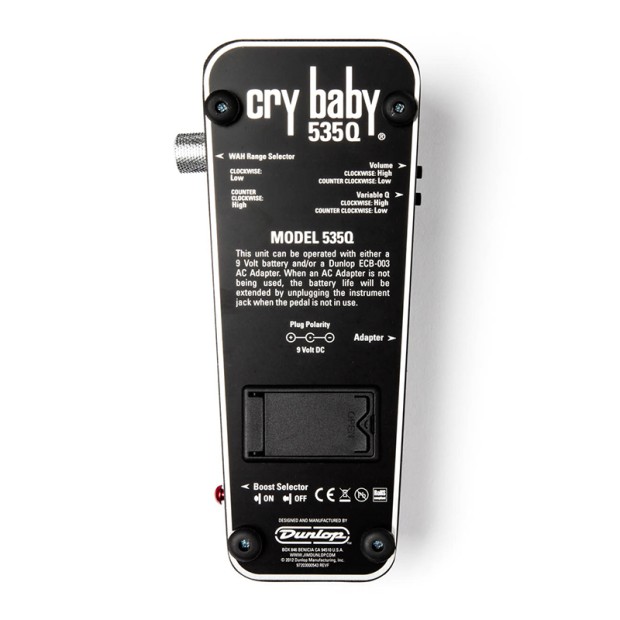 پدال دانلوپ Dunlop 535Q-B Cry Baby 535Q Multi-wah Pedal-Black