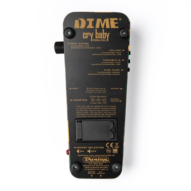 پدال دانلوپ Dunlop DB01 Dimebag Cry Baby From Hell Wah Pedal