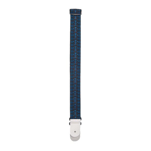بند گیتار داداریو D'Addario Woven Guitar Strap Hootenanny Blue/Black