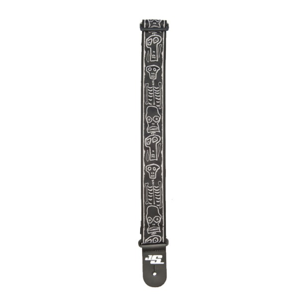 بند گیتار داداریو D'Addario  Joe Satriani Guitar Strap Skull n' Bones