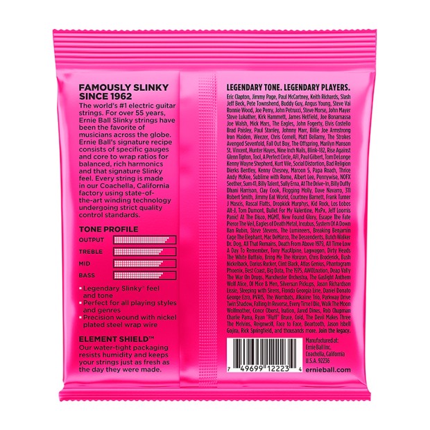 سیم گیتار الکتریک ارنی بال Ernie Ball 2223 Super Slinky 09-42