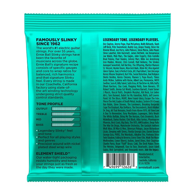 سیم گیتار الکتریک ارنی بال Ernie Ball 2626 Not Even Slinky 12-56