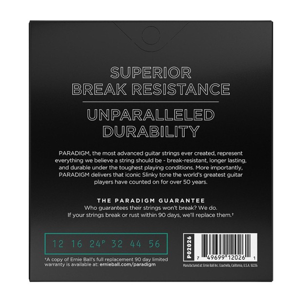 سیم گیتار الکتریک ارنی بال Ernie Ball Paradigm Not Even Slinky Electric Guitar Strings