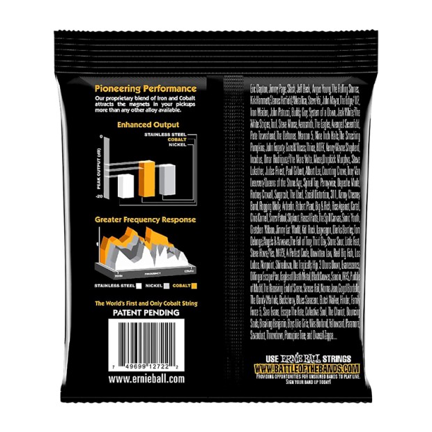 سیم گیتار الکتریک ارنی بال Ernie Ball 2722 Cobalt Hybrid Slinky 09-46