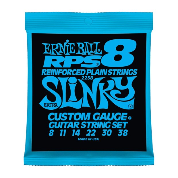 سیم گیتار الکتریک ارنی بال Ernie Ball 2238 Extra Slinky RPS 8 Electric Guitar Strings