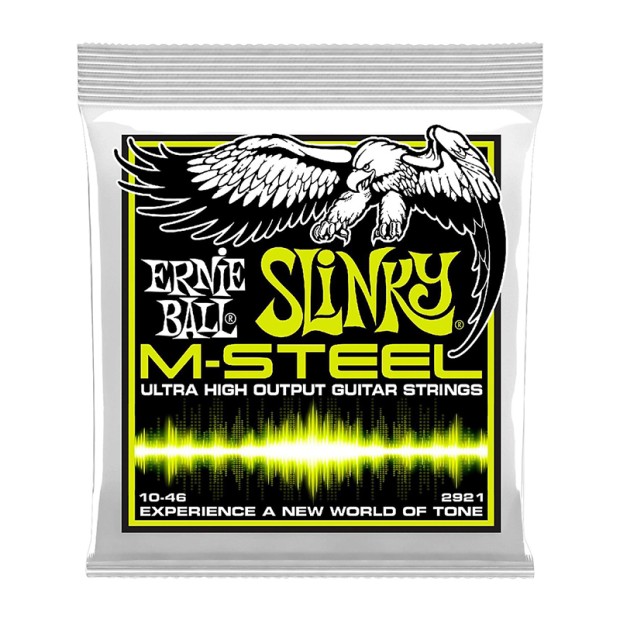 سیم گیتار الکتریک ارنی بال Ernie Ball 2921 M-Steel Regular Slinky Electric Guitar Strings