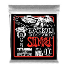 قیمت خرید فروش سیم گیتار الکتریک ارنی بال Ernie Ball 3115 Skinny Top Heavy Bottom Slinky Coated Titanium RPS Electric Guitar Strings