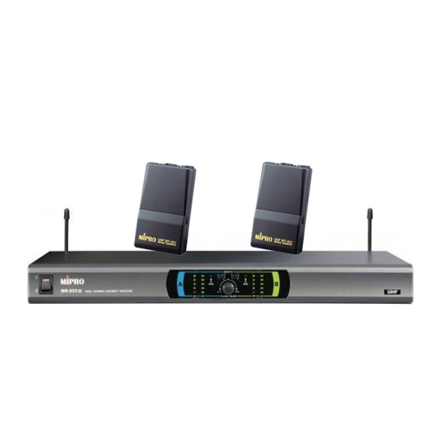 میکروفن بیسیم مایپرو MIPRO MR-823-MT-801 x2