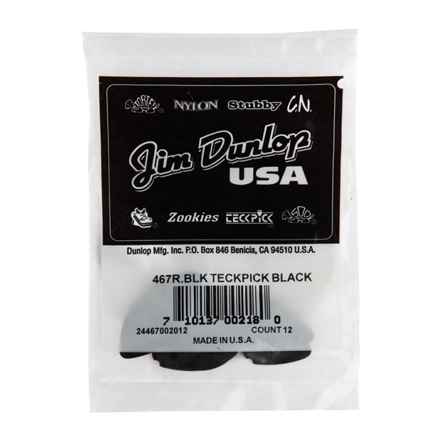 پیک گیتار دانلوپ Dunlop 467R Teckpick Standard Black