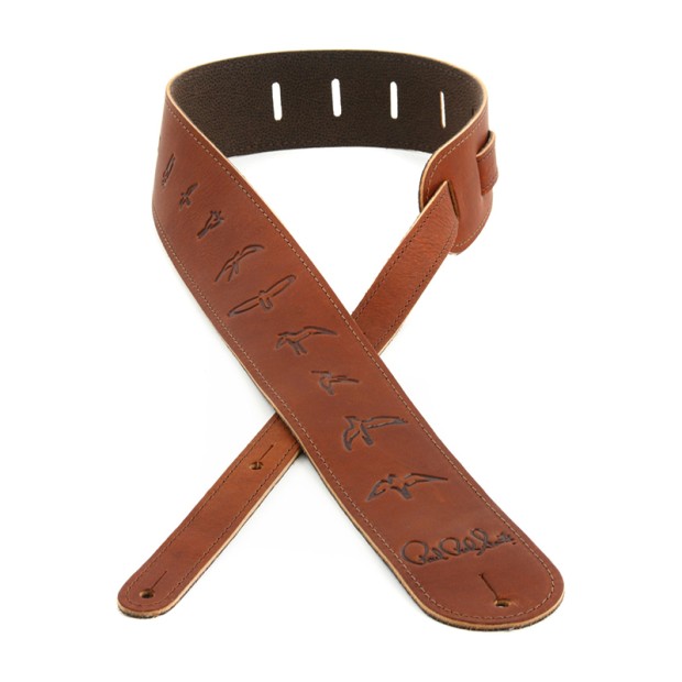 بند گیتار پی آر اس Prs Leather Bird Strap Brown