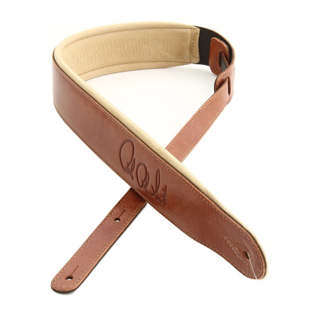 بند گیتار پی آر اس Prs Leather Signature Strap-Cognac and Tan