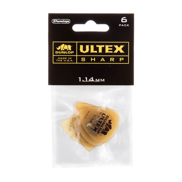 پیک گیتار دانلوپ Dunlop Ultex Sharp Guitar Picks 1.14mm 6PK 433P